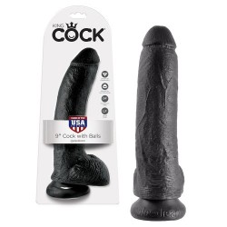 KING COCK 9” NEGRO