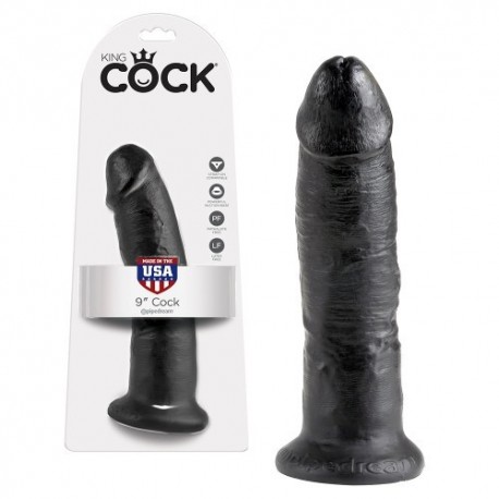 KING COCK 9” NEGRO