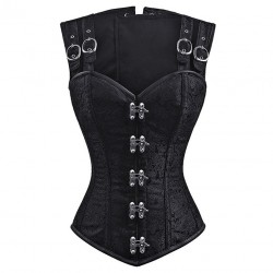 CORSET CON TIRANTES Y ESPALDA CERRADA 