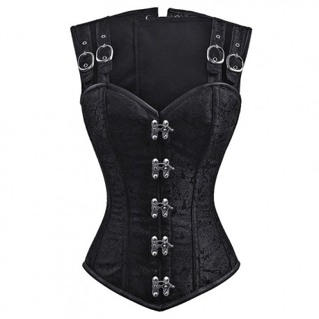 CORSET CON TIRANTES Y ESPALDA CERRADA 