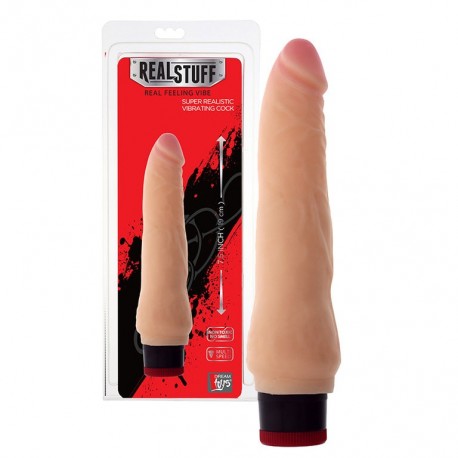 VIBRADOR LOVECLONE REALSTUFF CARNE 19 CM