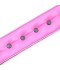 COLLAR BDSM ROSA Y NEGRO POLIPIEL