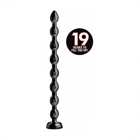 BEADED HOSE DILDO 58X7,6CM