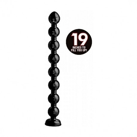 BEADED HOSE DILDO 58X8CM