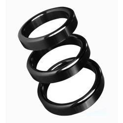 COCKRING ACERO NEGRO