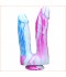 DILDO DOBLE ROSA AZUL