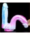 DILDO DOBLE ROSA AZUL