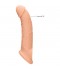 FUNDA REAL COCK 9 BLANCO