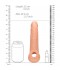 FUNDA REAL COCK 9 BLANCO