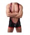 SINGLET BLACK AND RED