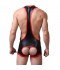 SINGLET BLACK AND RED