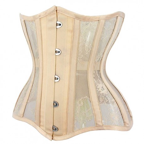 CORSET VINTAGE NUDE