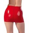 MINI FALDA LATEX ROJA