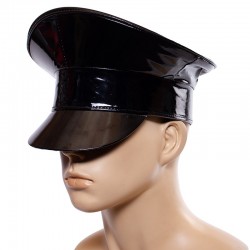 GORRA DE PVC NEGRA