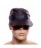 LEATHER MILITARI CAP