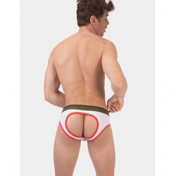 BACKLESS BRIEF WILD CANDY BLANCO