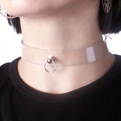 COLLAR PVC TRASPARENTE