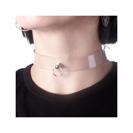 COLLAR PVC TRASPARENTE