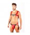 SUSPENSORIO JOCKSTRAP DE CUERO  CON COQUILLA EXTRAIBLE