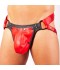 SUSPENSORIO JOCKSTRAP DE CUERO  CON COQUILLA EXTRAIBLE