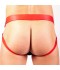 SUSPENSORIO JOCKSTRAP DE CUERO  CON COQUILLA EXTRAIBLE