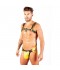 SUSPENSORIO JOCKSTRAP DE CUERO  CON COQUILLA EXTRAIBLE