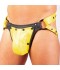 SUSPENSORIO JOCKSTRAP DE CUERO  CON COQUILLA EXTRAIBLE