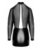 STRIPED KNEE-LENGTH TULLE DRESS