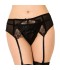 TANGA CON LIGUERO DE ENCAJES NEGRO