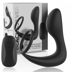 BLACK&SILVER MASAJEADOR ANAL