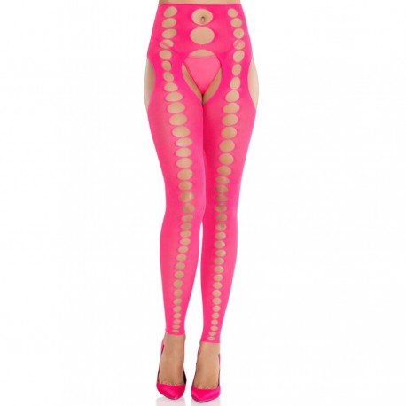 MEDIAS OPACAS ROSA NEÓN