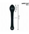 ESTIMULADOR ANAL DOBLE 18 CM
