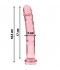 DILDO CRISTAL ROSA 18.5 CM