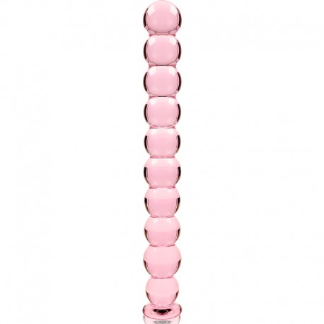 DILDO CRISTAL BOLAS 21.5 CM