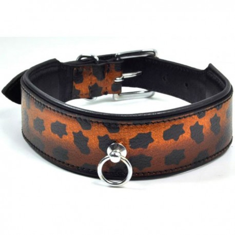 COLLAR BDSM LEOPARDO